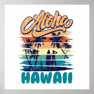 Surf - Aloha Hawaii Poster