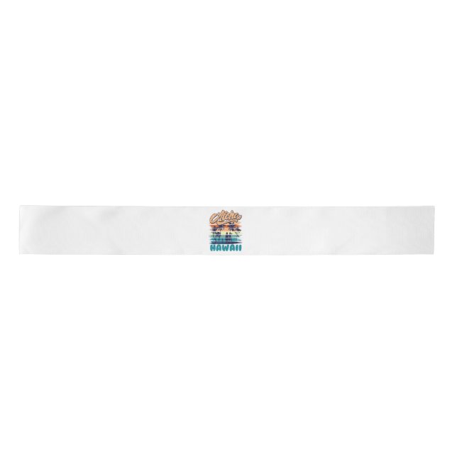 Surf - Aloha Hawaii Satin Ribbon (Front)