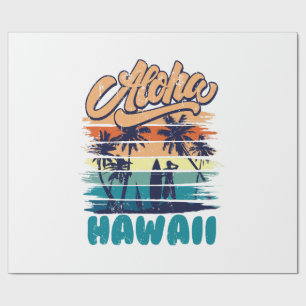 Surf - Aloha Hawaii Wrapping Paper