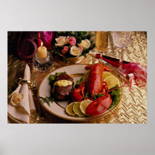 Surf and turf poster