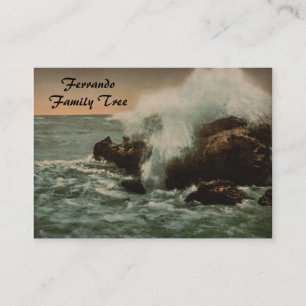 Surf at Ventimiglia, Liguria, Italy Business Card