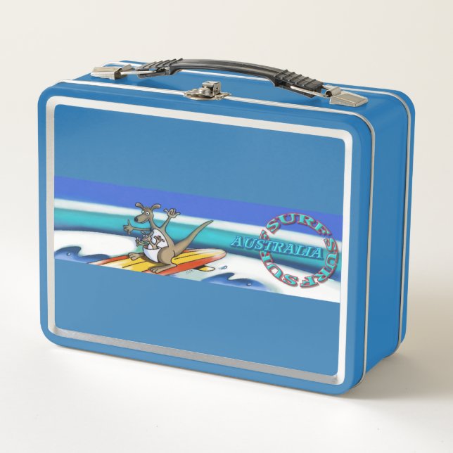 Surf Australia blue lunchbox (Front)