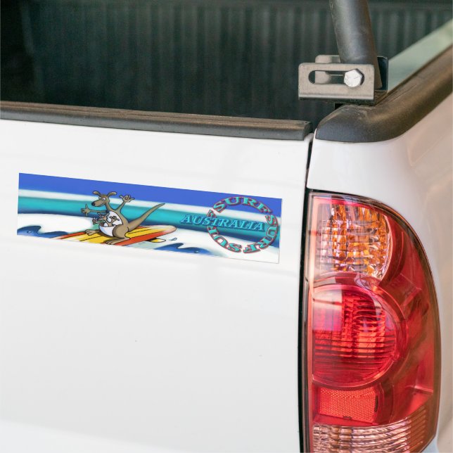 Surf Australia bumper sticker (On Truck)