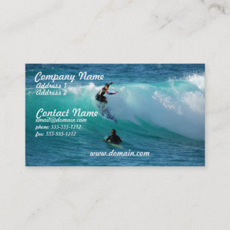 Surf Background Business Card