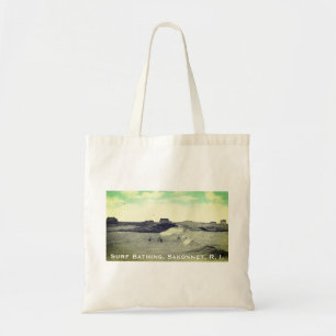 Surf Bathing, Warren's Point Beach, Little Compton Tote Bag