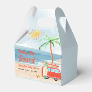 Surf Beach Baby On Board Baby Shower  Favour Box