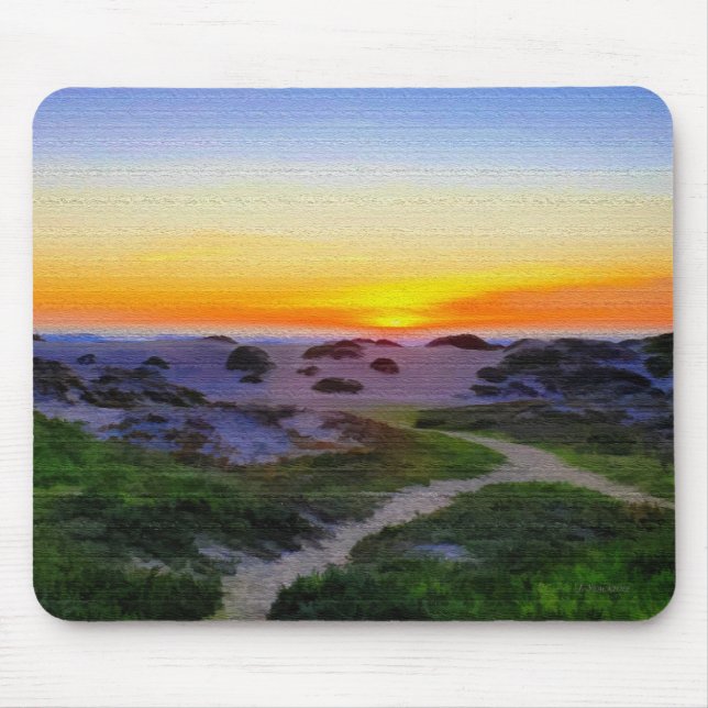 SURF BEACH CALIFORNIA MOUSE PAD (Front)