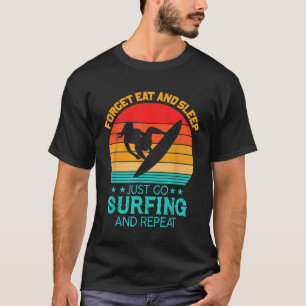 Surf Beach Surfing Surfer Surfboard Wave Ocean T-Shirt