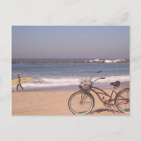 Surf Bicycle California Beach