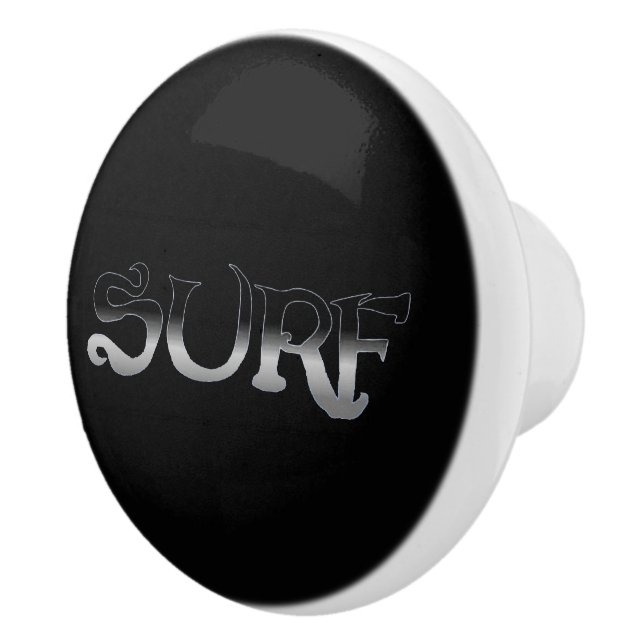 Surf black fade ceramic knob (Right)