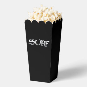 Surf black popcorn boxes