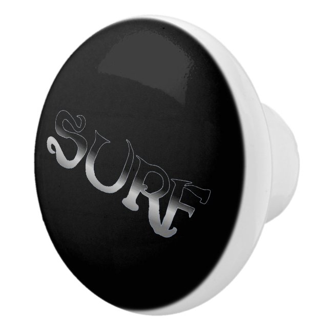 Surf black tilted fade ceramic knob (Right)
