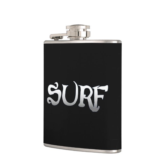 Surf black wrapped flask (Left)