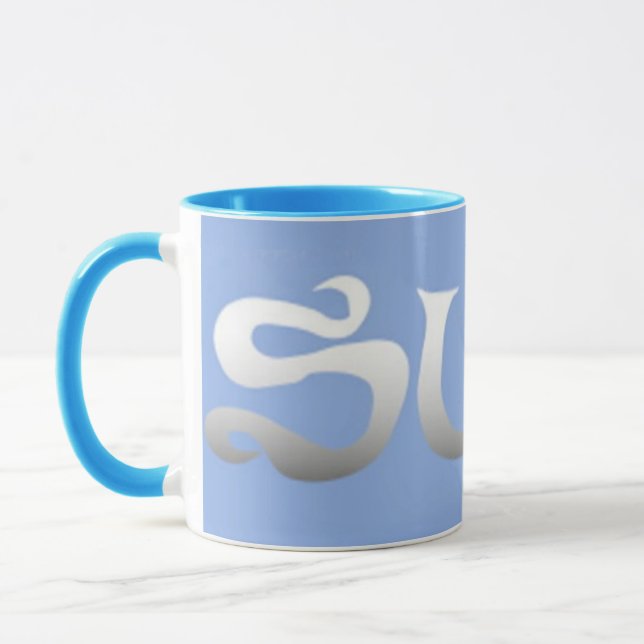 Surf blue combo mug (Left)