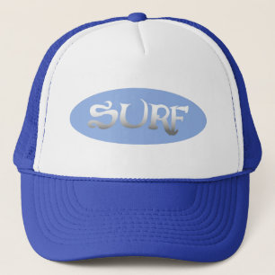 Surf blue oval hat