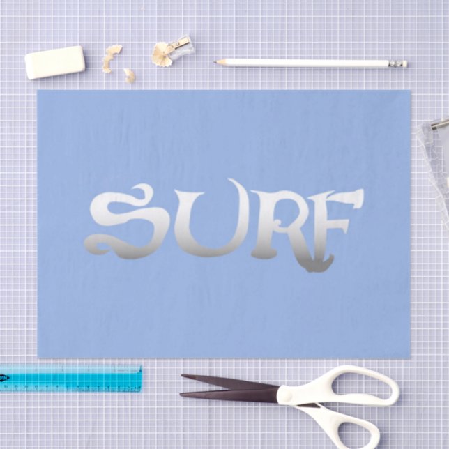 Surf blue tissue paper (Craft)