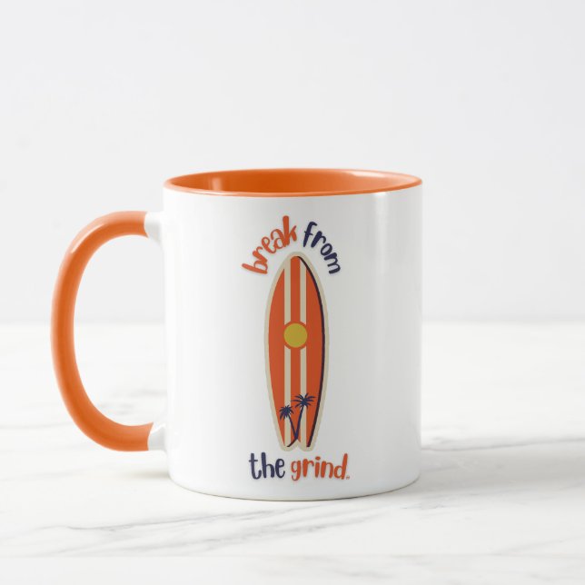 Surf Board Coffee Mug (Left)