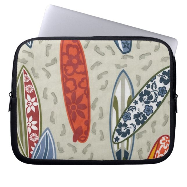 Surf Board Design Laptop Sleeve (Front)