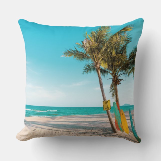Surf boards on beach cushion (Front)