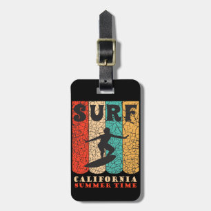 Surf California Luggage Tag