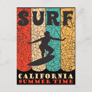 Surf California Postcard