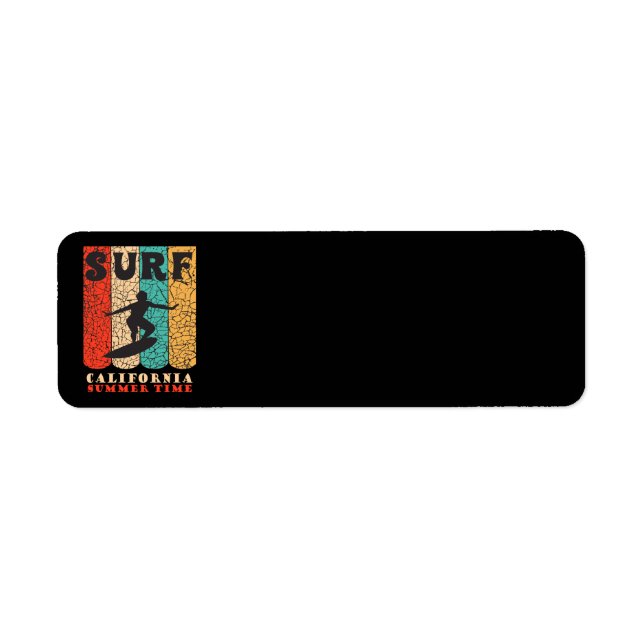 Surf California Return Address Label (Front)