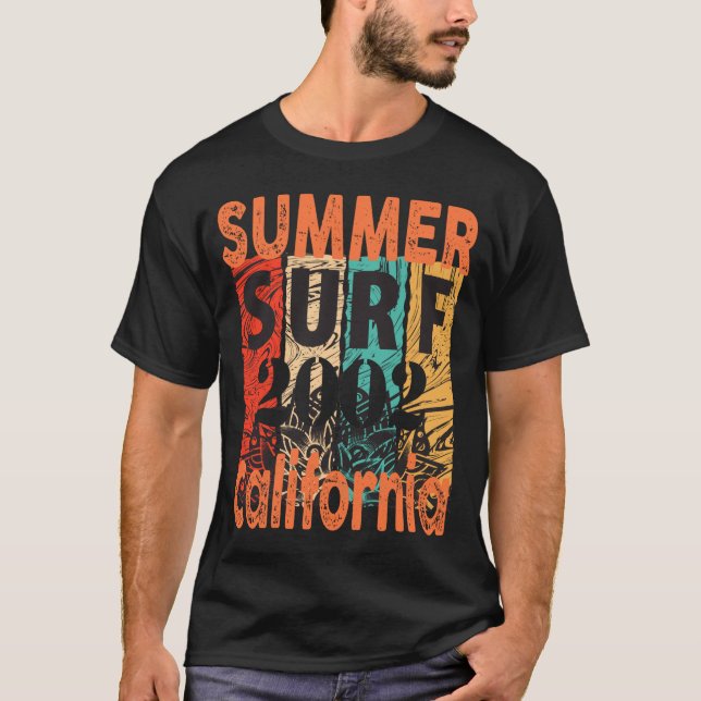 Surf California Summer Time 2022 - Summer 2022  T-Shirt (Front)