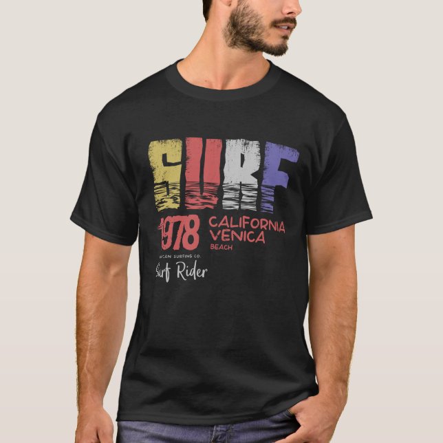 Surf California-surfer gift idea T-Shirt (Front)