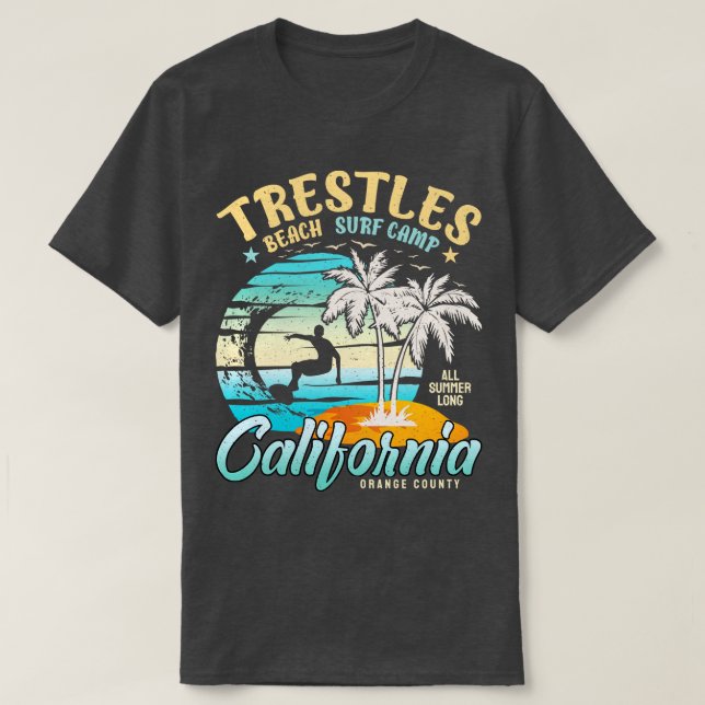Surf Camp 3 T-Shirt (Design Front)