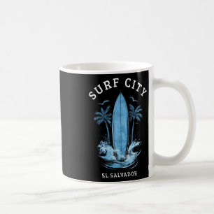Surf City El Salvador Surfing Vintage Surfer _1  Coffee Mug