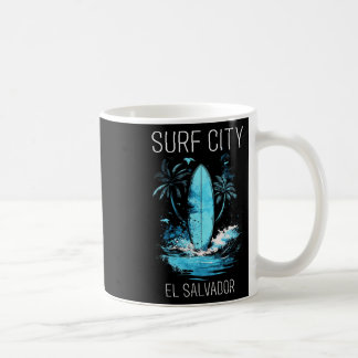Surf City El Salvador Surfing Vintage Surfer _3  Coffee Mug
