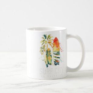 Surf City El Salvador Vintage Surfer Coffee Mug