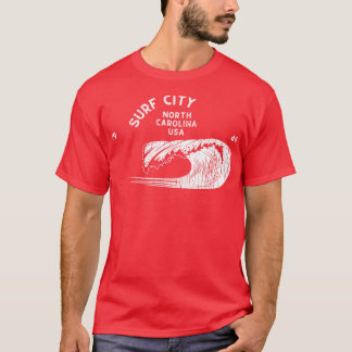 Surf City North olina Summertime Waves T-Shirt