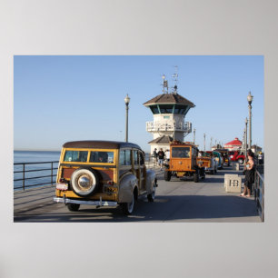Surf City Pier Poster