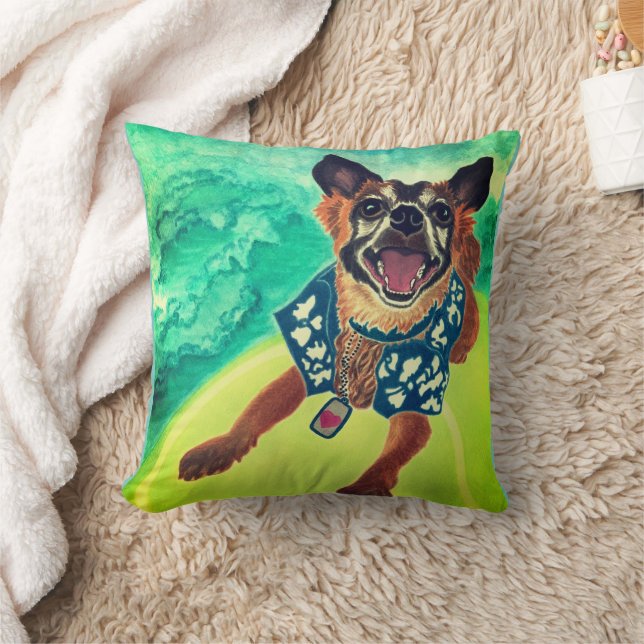 Surf Dog Cushion (Blanket)