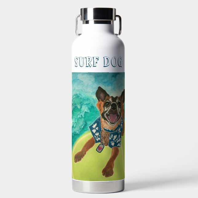 Surf Dog Large Water Bottle (Front)