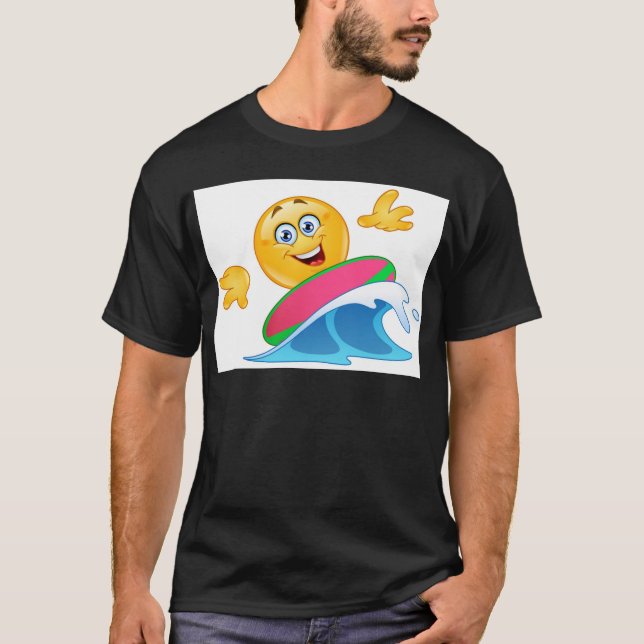 surf emoji T-Shirt (Front)