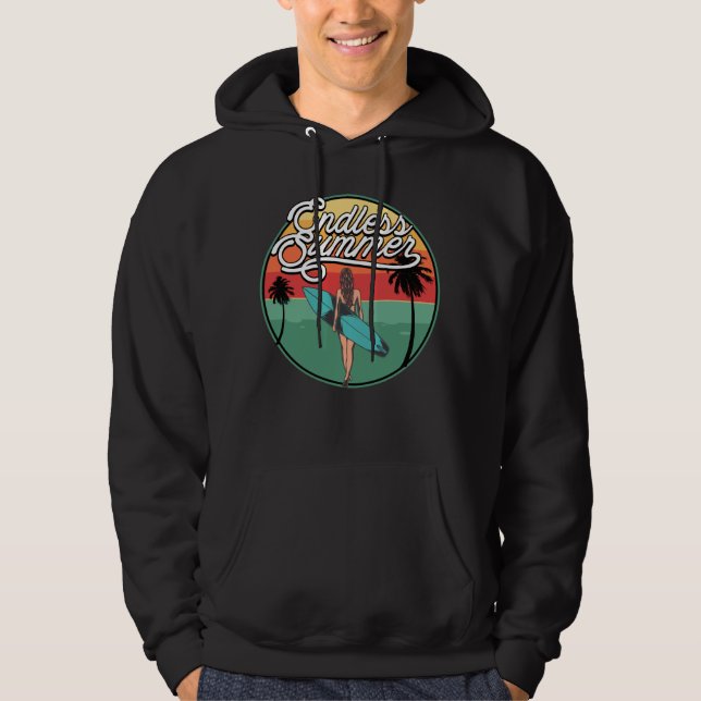Surf Endless Summer Surfing Hoodie (Front)