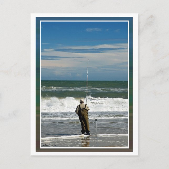 Surf Fishing Postcard (Front)