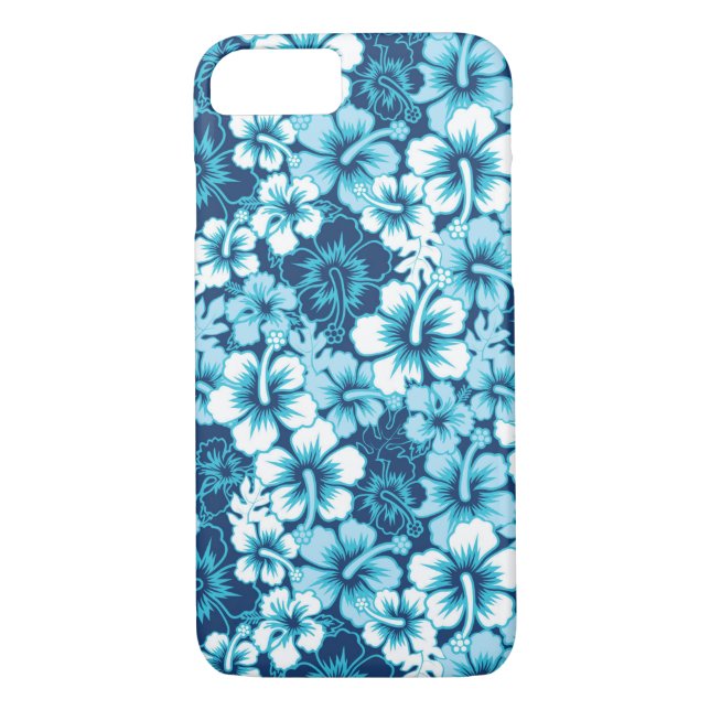 Surf Floral Hibiscus Pattern Case-Mate iPhone Case (Back)