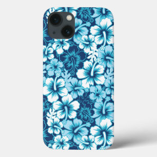Surf Floral Hibiscus Pattern iPhone 13 Case