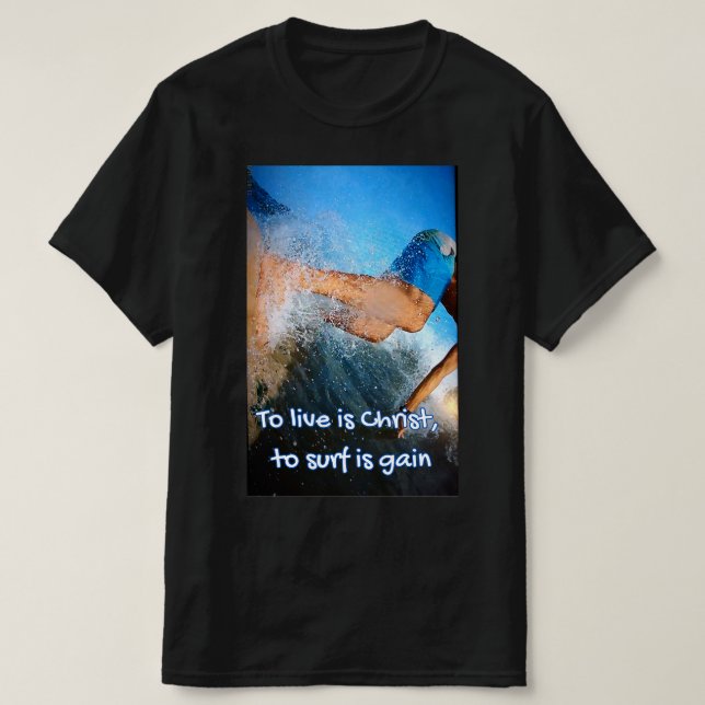 Surf for Christ T-shirt (Design Front)
