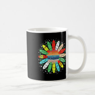 Surf Funny Surfboard Xmas Santa Vintage Surfing Ch Coffee Mug