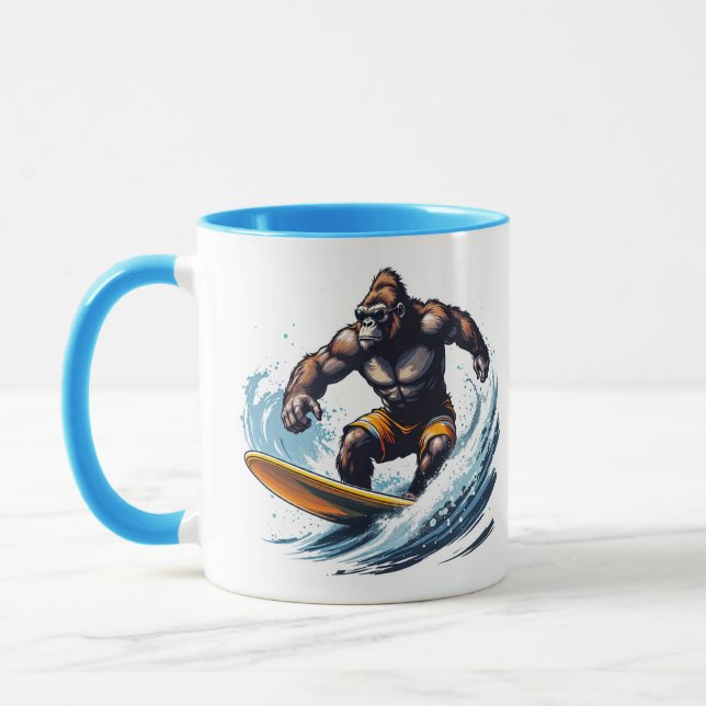 Surf Gorilla Mug (Left)