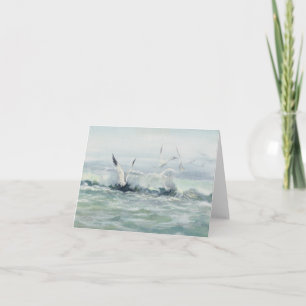 SURF GULLS & SEA by SHARON SHARPE Card