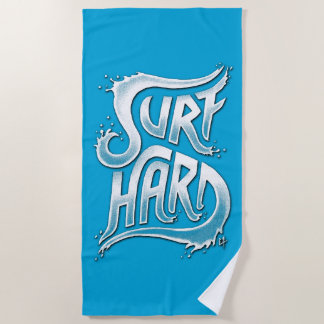 Surf Hard Beach Towel