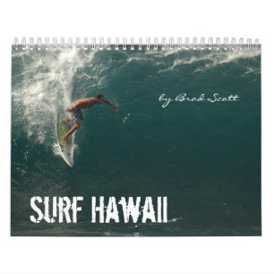 Surf Hawaii, by Brad Scott Calendar
