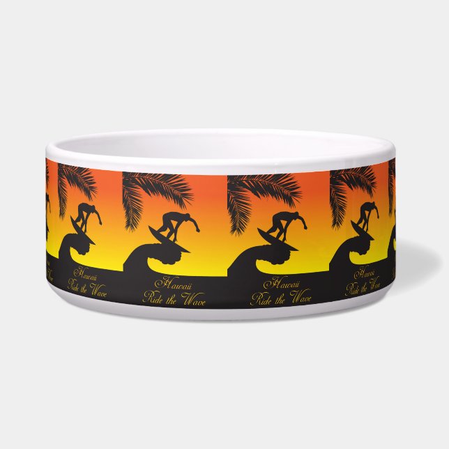 Surf:Hawaii Pet Bowl (Front)