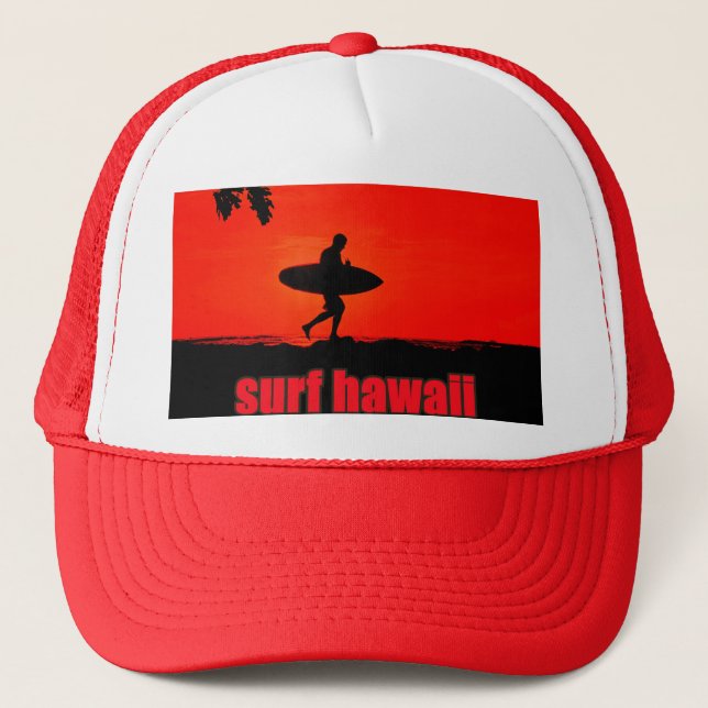 surf Hawaii  Trucker Hat (Front)