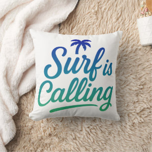 Surf is calling cushion
